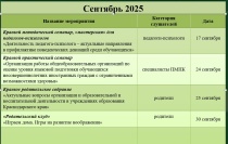 Сентябрь 2025